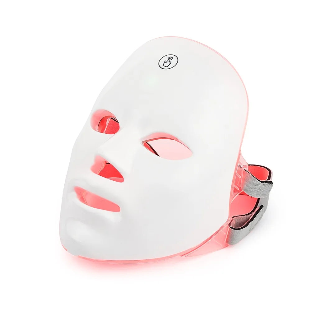 MALLINAZ 7-Color LED Facial Mask | Light Therapy for Glowing Skin