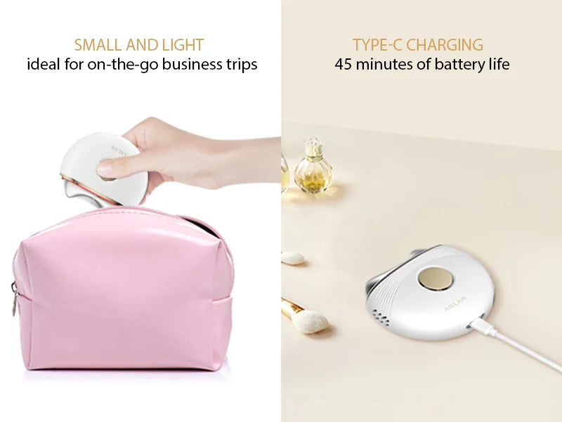 ANLAN Electric Guasha Massager EMS Face Lifting Anti-aging Remove Edema Firming Skin Clod Heat Scraping Skincare Beauty Device